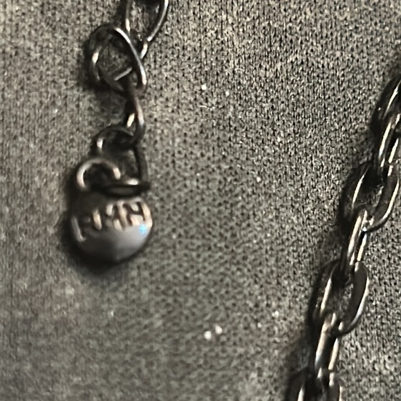 Beautiful red and black necklace signed RMN - Picture 4 of 9